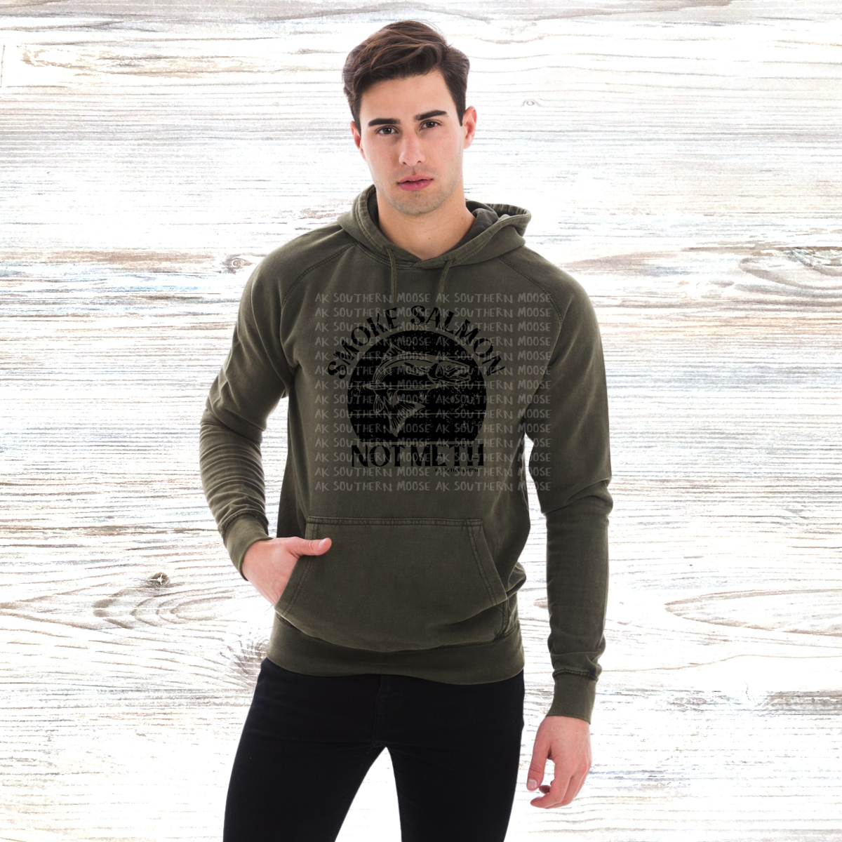 Smoke Salmon Not Meth Hoodie