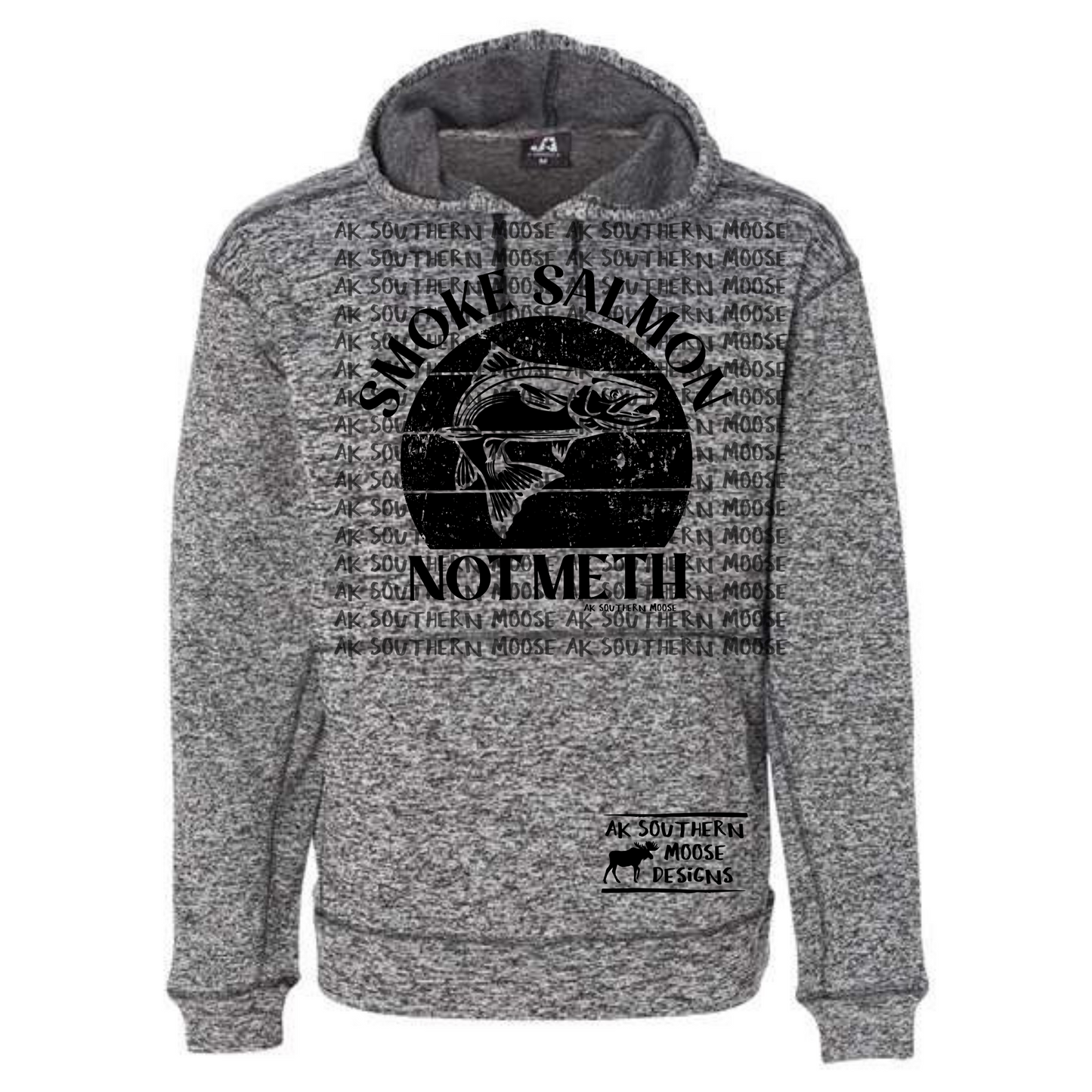 Smoke Salmon Not Meth Hoodie