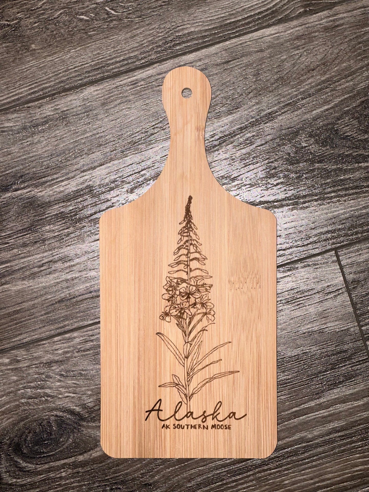 Alaska Fireweed - Cutting Board