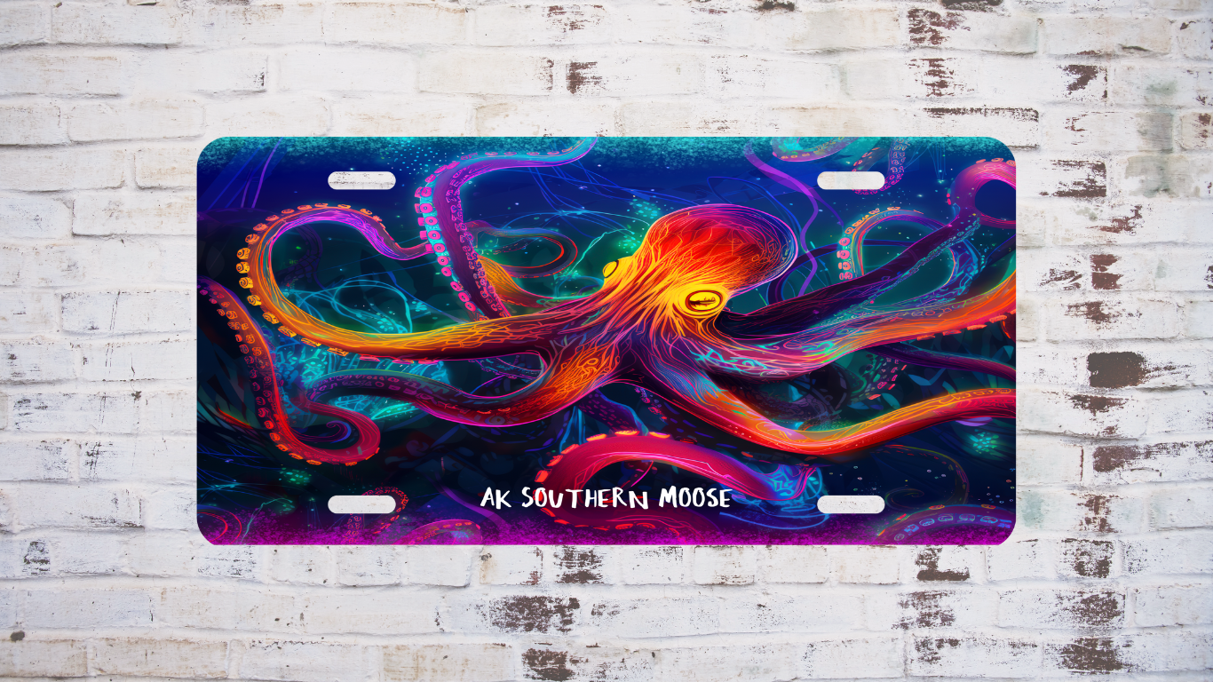 Octopus - License Plate