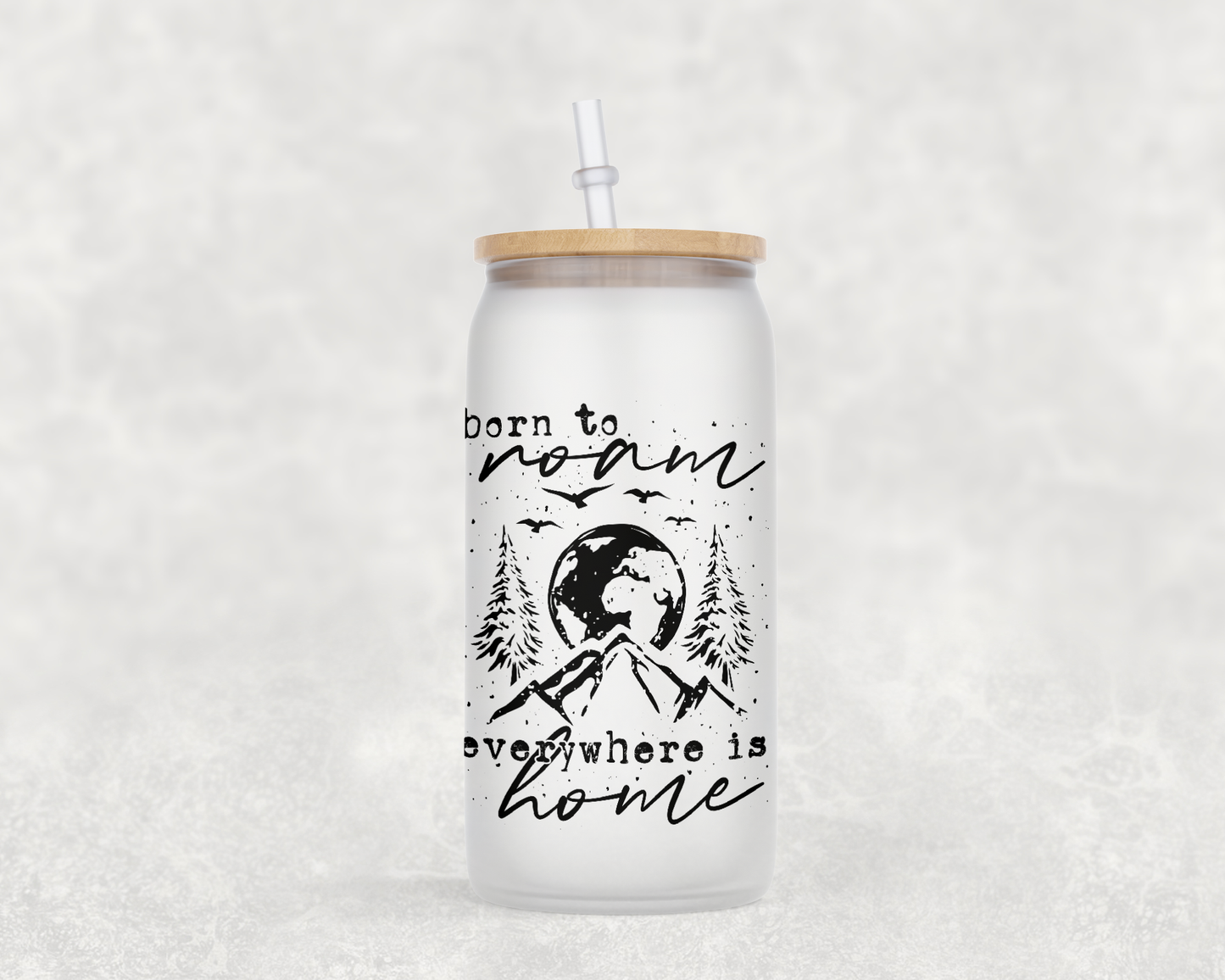 Born to Roam - Glass Can