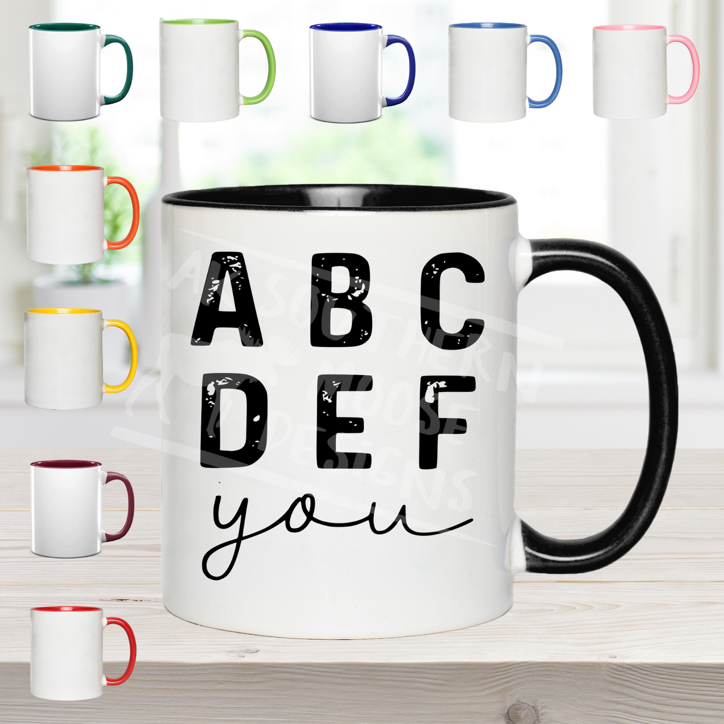 ABCDEF YOU Mug