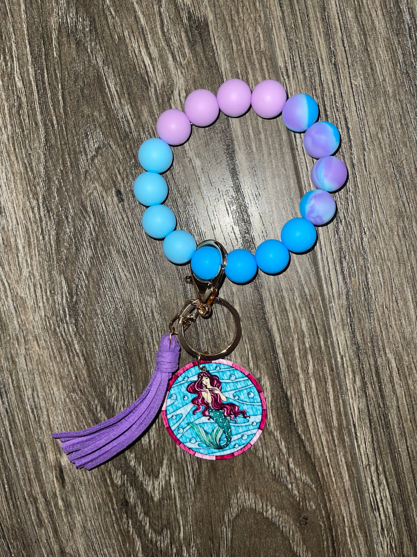 Wristlet - Stained Glass Mermaid