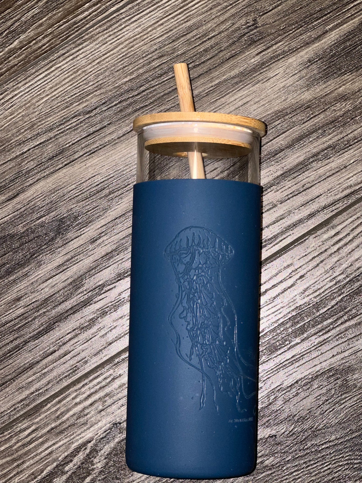 Jellyfish - Glass Silicone Sleeve