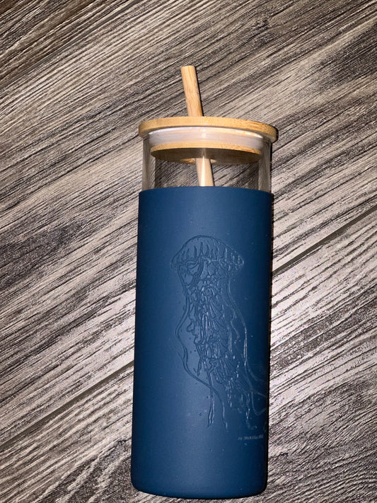 Jellyfish - Glass Silicone Sleeve