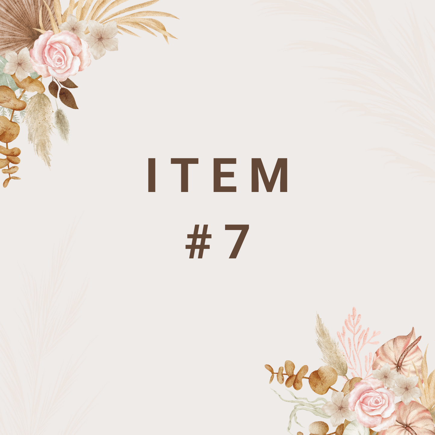 Item #7