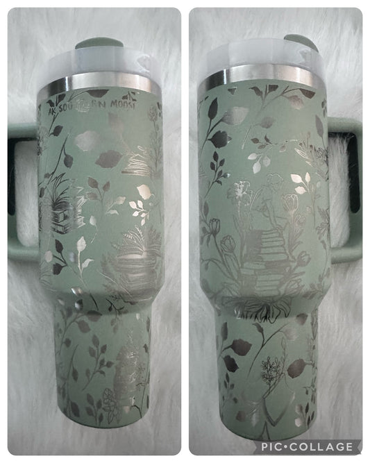 Floral Books 40oz