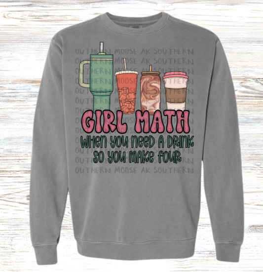 Girl Math Print