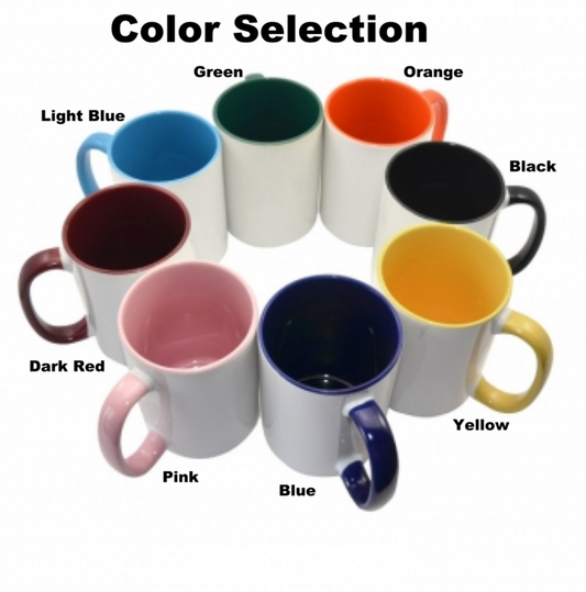 15oz Colored Ceramic Mugs