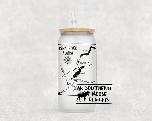 Kenai River Glass Jar