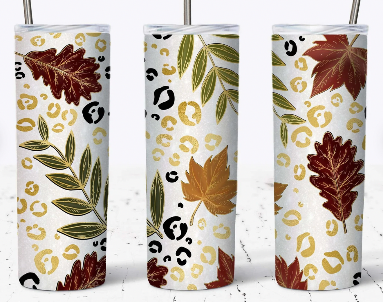 Fall Leaves Tumbler