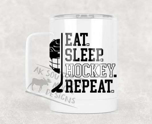 Eat, Sleep, Hockey Mug