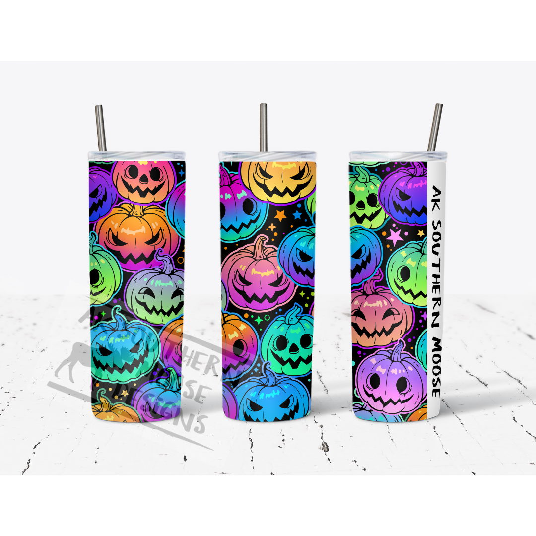Neon Pumpkins