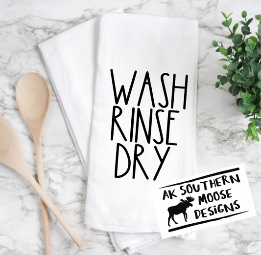 Wash Rinse Dry