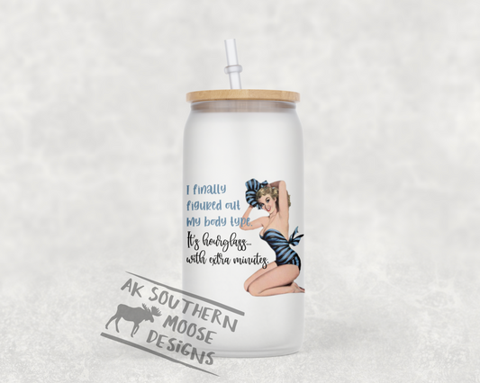 Body Type Glass Jar