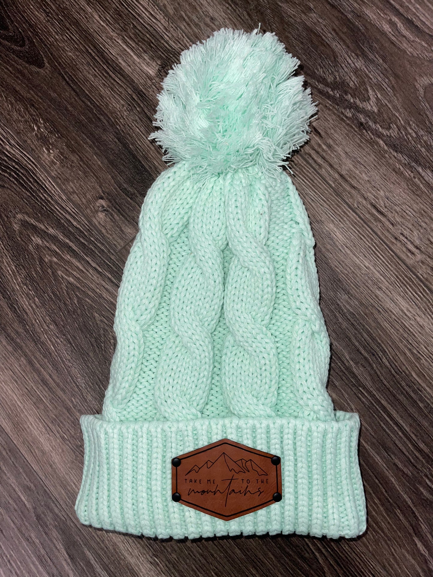 Take Me to the Mtns Pom Beanie