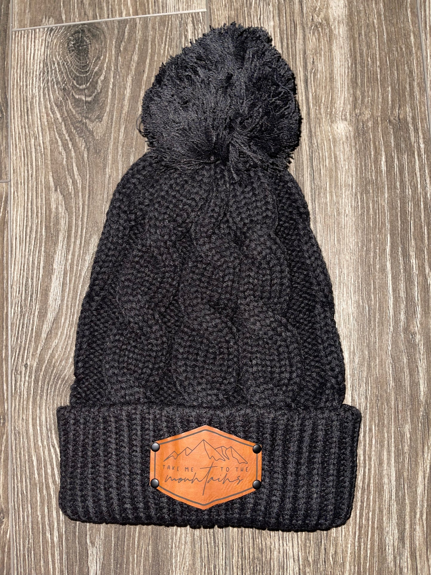 Take Me to the Mtns Pom Beanie