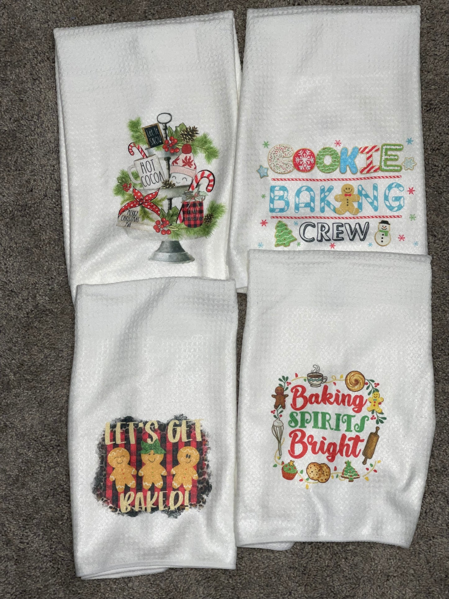Christmas Hand Towels