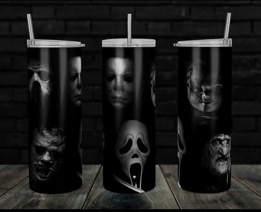 Horror Movie Icons - Ghostly Faces