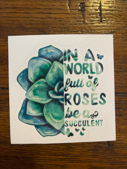 In a World - Succulent