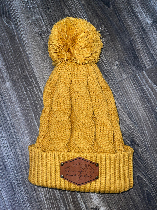 Take Me to the Mtns Pom Beanie