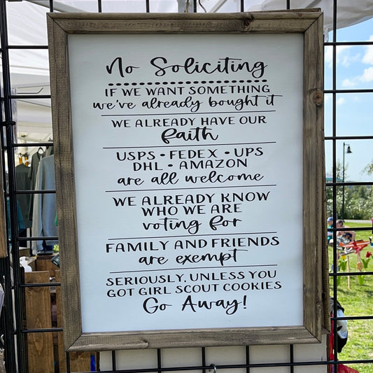 No Soliciting